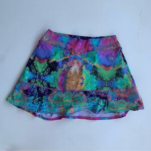 Dona Jo Athletic Skort Size 2 L Multicolor Skirt Pleated Pickleball Golf Tennis